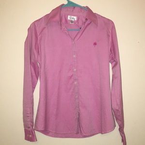 Lilly Pulitzer button down pink size 8